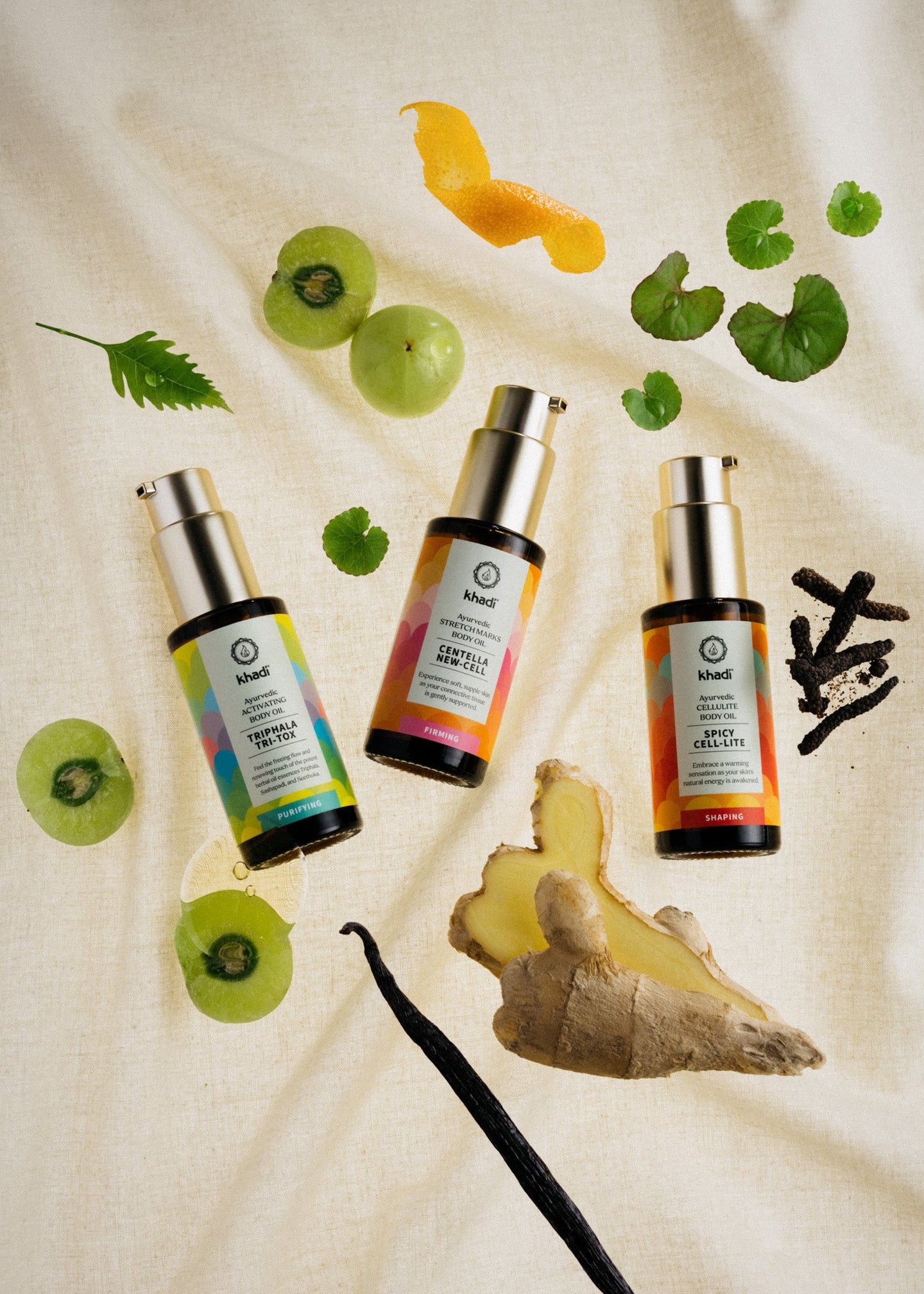 khadi hair and skincare set