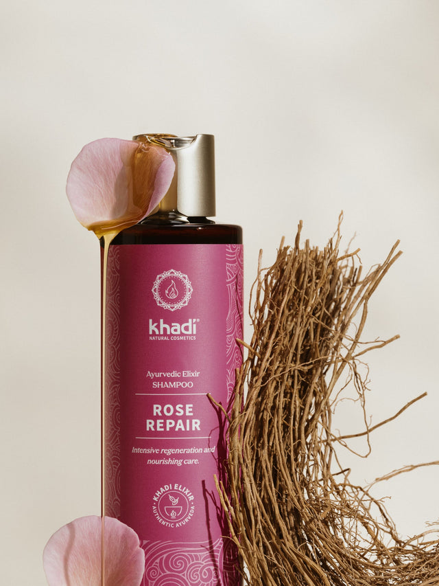 Image of Rose Repair Hair & Scalp Oil, front view by khadi
