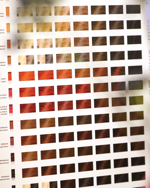 Image of khadi color chart