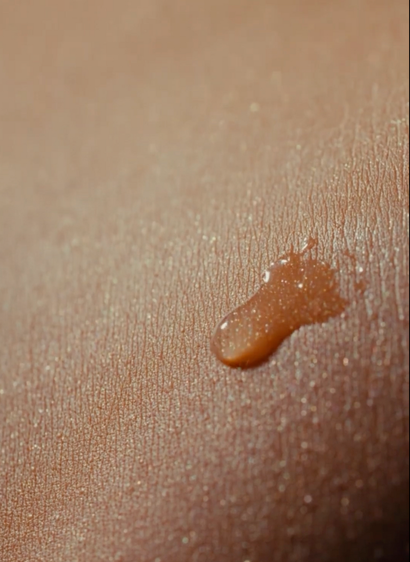 Oil seals. Cream nourishes.