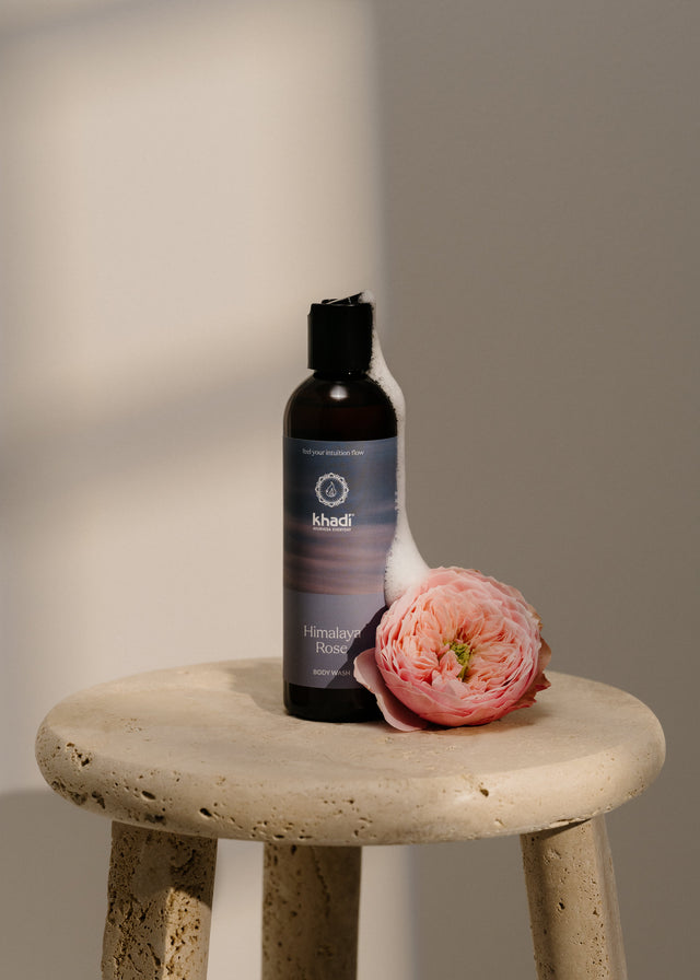 Image of Khadi Himalaya Rose Body Wash – gentle floral cleansing care