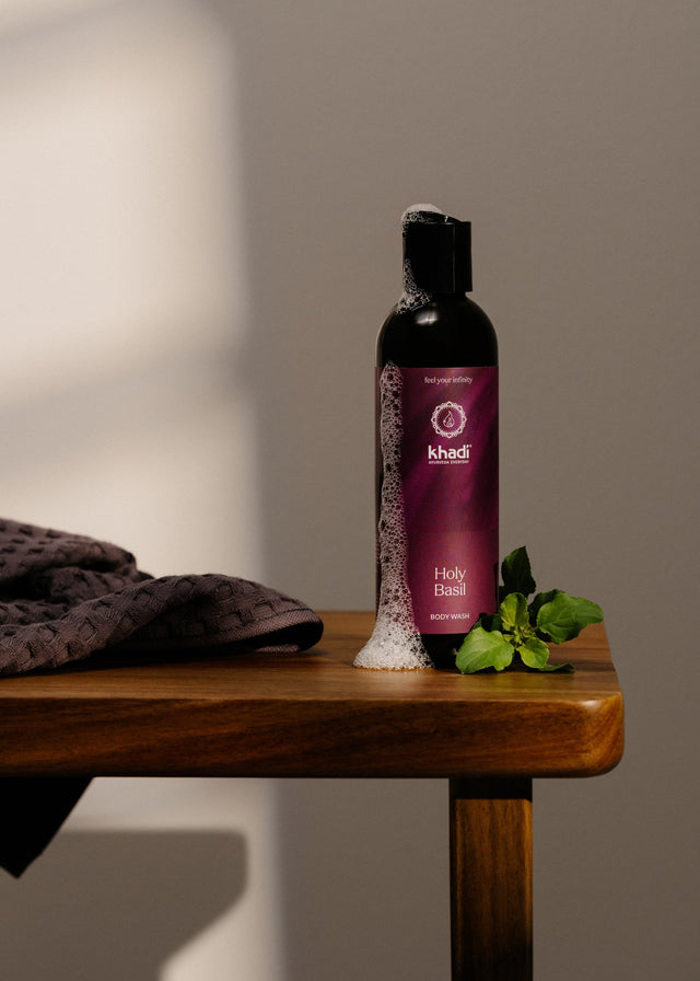 Image of Khadi Holy Basil Body Wash – herbal and balancing cleansing care