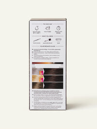 Packaging of Dark Brown plant based hair color by khadi