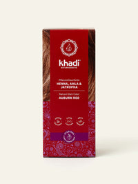 Image of khadi plant hair color auburn red packaging