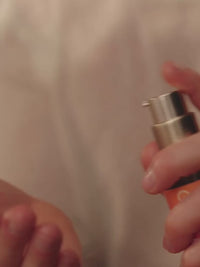Video of a man using khadi Color Care Hair Oil