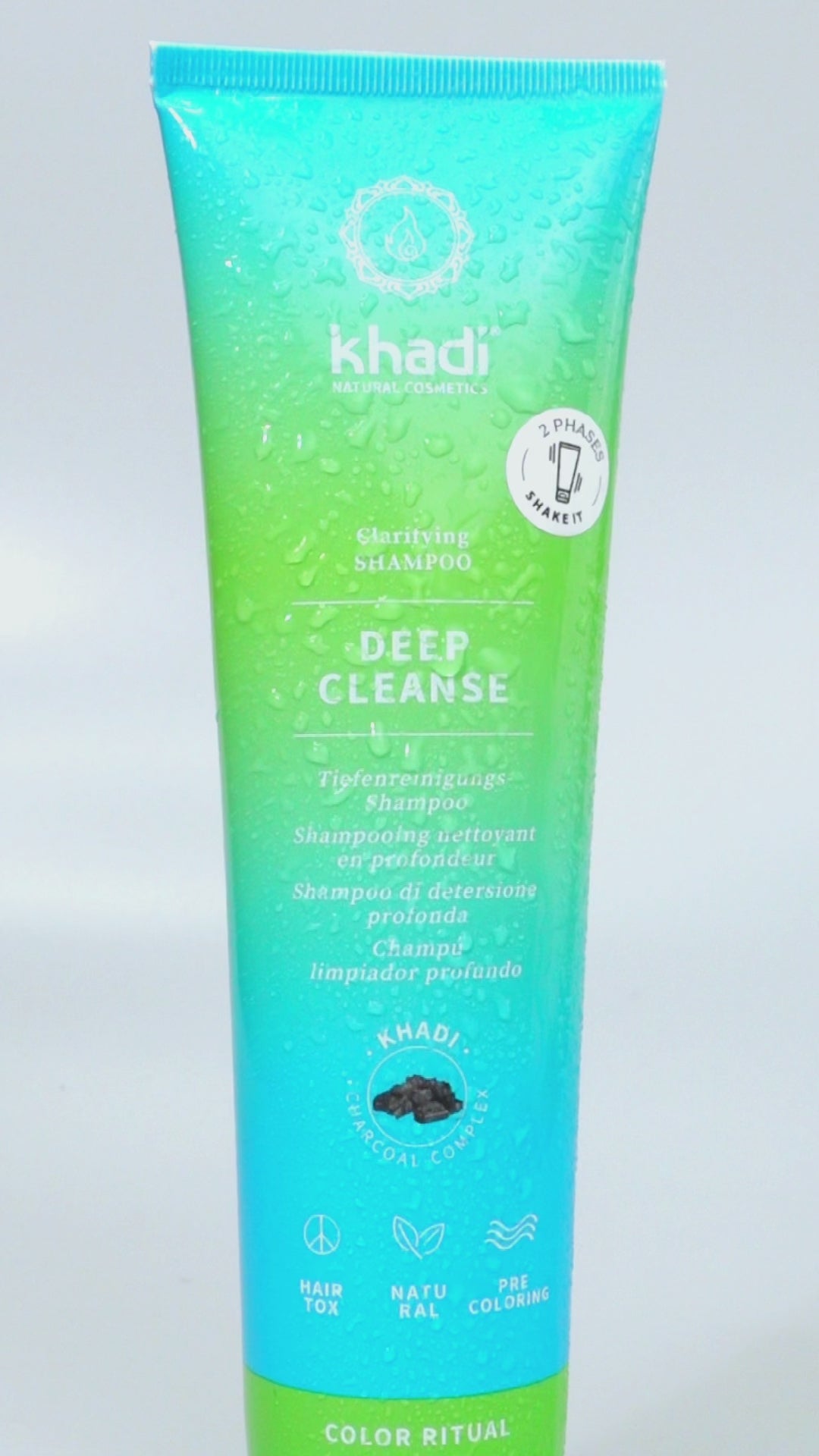 video of deep cleanse natural shampoo by khadi