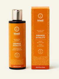 khadi orange vitality natural shampoo packaging