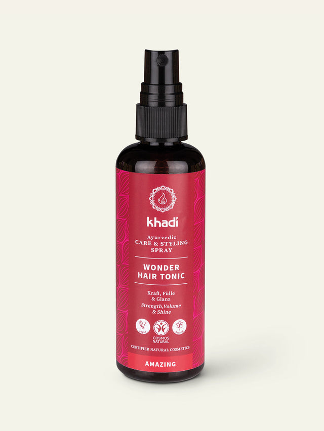 packaging of wonder hair tonic by khadi