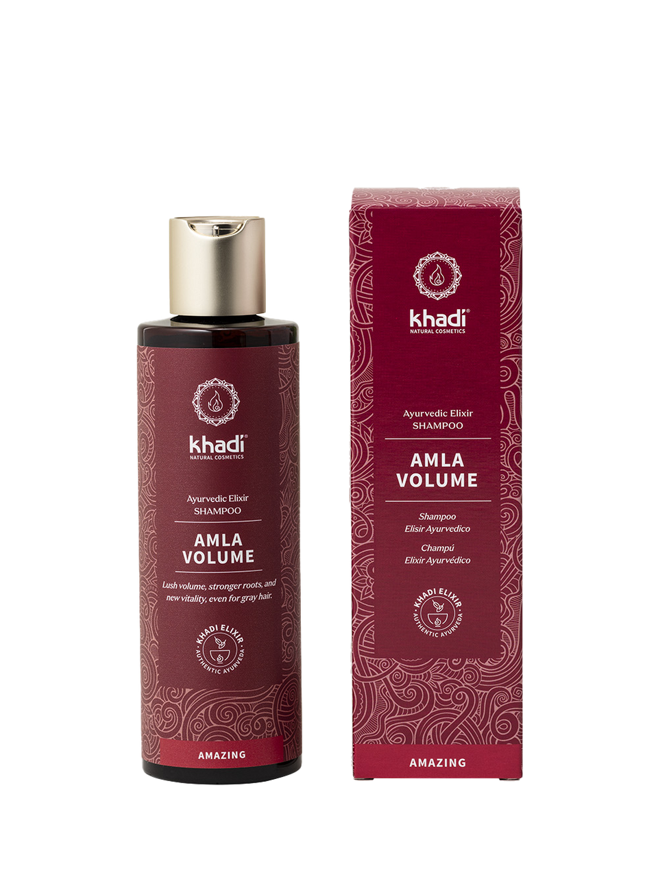 Image of "ayurvedic elixir amla shampoo," a general product representation